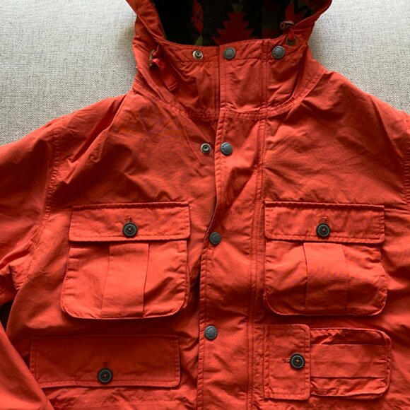 Polo Ralph Lauren Vintage New Men's Forty Sixty Orange Parka Jacket Size Medium - Picture 9 of 16